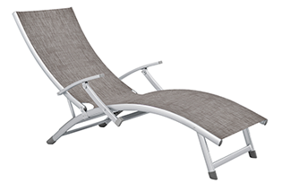 Produse - RAKI VARZAS Sezlong cu brate cadru aluminiu 170x52cm