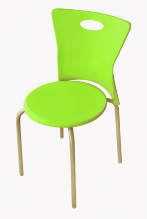 Produse - RAKI VEGA Scaun polipropilena cu picioare aluminiu, 39x39xh79cm, verde