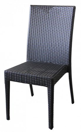 Produse - RAKI VERONA Scaun terasa/gradina, poliratan, maro