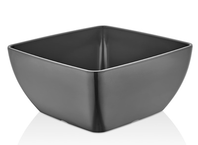 Platouri si boluri melamina - RAKI VOLMA Bol patrat melamina, 25x25xh12cm, pentru salata, gri