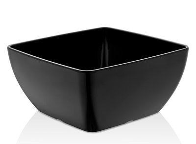 Produse - RAKI VOLMA Bol patrat melamina, 25x25xh12cm, pentru salata, negru