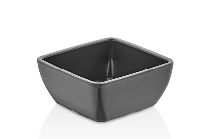 Platouri si boluri melamina - RAKI VOLMA Bol patrat melamina, 9x9xh4cm, pentru sos, gri