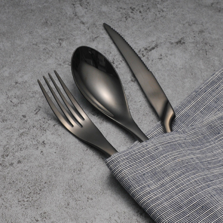 RAKI WICKED BLACK Set 6 furculite, din inox, 21,7cm [2]