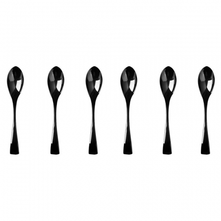 Servirea mesei - RAKI WICKED BLACK Set 6 linguri, din inox, 22cm