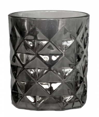 RAKI WICKED Set 6 pahare whisky, din sticla, D8,3хh10cm, fumurii [1]