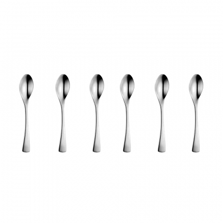 Servirea mesei - RAKI WICKED SILVER Set 6 linguri desert, din inox, 14,8cm