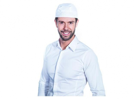 Produse - ROLL DRAP Bandana bucatar reglabila PIRATE alba