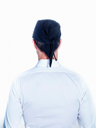 ROLL DRAP Bandana bucatar reglabila PIRATE neagra [1]