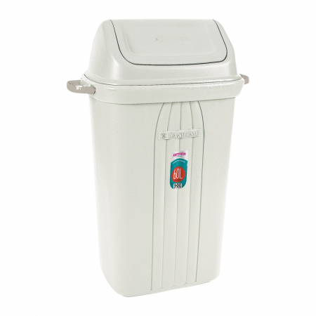 Cosuri de gunoi - SANREMO Cos gunoi cu capac batant 60l (S284E)