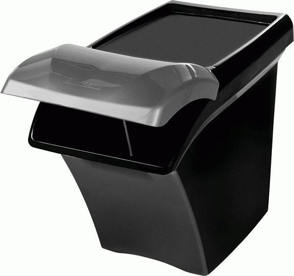 Cosuri de gunoi - SANREMO Cos gunoi suprapozabil 17l negru (SR50)