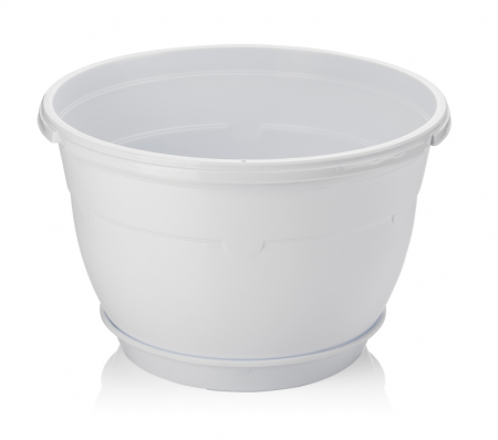 Produse - SERINOVA Ghiveci de flori suspendat 18xh10cm 1,7l alb