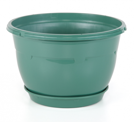 Produse - SERINOVA Ghiveci de flori suspendat 18xh10cm 1,7l verde