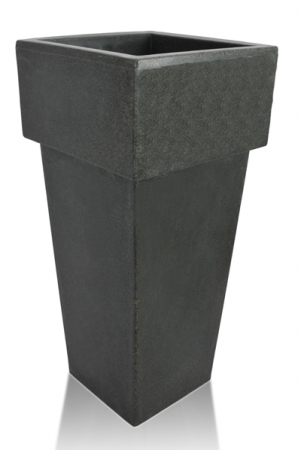 Mobilier HoReCa - SERINOVA Ghiveci flori 53x53xh99cm, 36lt, antracit