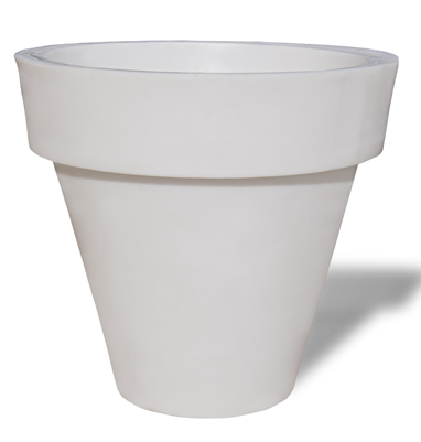 Mobilier HoReCa - SERINOVA Ghiveci flori D106xh126cm, 200lt, alb
