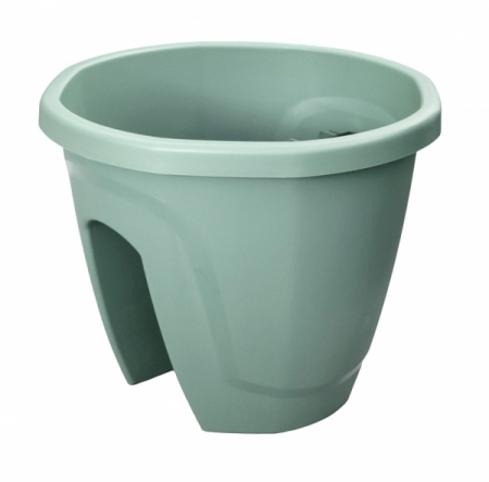Ghivece si accesorii - SERINOVA Ghiveci balustrada balcon 29,7x29,7xh24cm 7,5l culoare verde