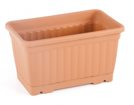 Produse - SERINOVA Jardiniera flori 50,5x18,5xh17cm 11l Terracotta