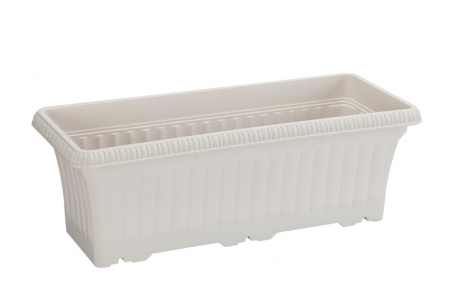 Mobilier HoReCa - SERINOVA Jardiniera flori pentru balcon 43x17xh14,5cm 5,7lt, alba