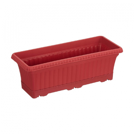 Mobilier HoReCa - SERINOVA Jardiniera flori pentru balcon 43x17xh14,5cm 5,7lt, rosie