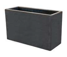 Mobilier HoReCa - SERINOVA Jardiniera flori pentru gradina 100xh40cm, 50lt, antracit