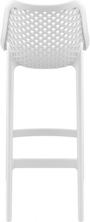 SIESTA AIR Scaun bar, polipropilena cu fibra de sticla, 45x53xh105cm, alb [4]