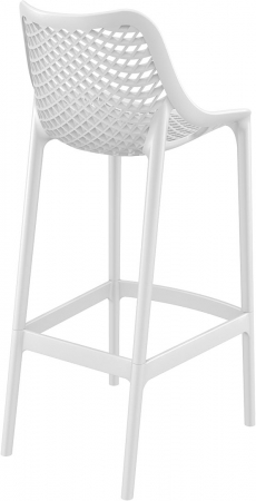 SIESTA AIR Scaun bar, polipropilena cu fibra de sticla, 45x53xh105cm, alb [3]