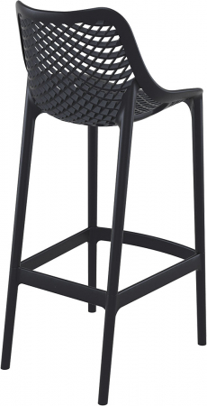 SIESTA AIR Scaun bar, polipropilena cu fibra de sticla, 45x53xh105cm, negru [3]