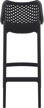 SIESTA AIR Scaun bar, polipropilena cu fibra de sticla, 45x53xh105cm, negru [4]