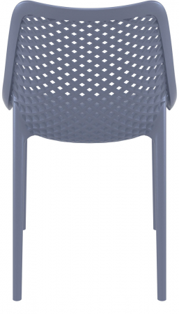 SIESTA AIR Scaun tip scoica, 50x60xh82cm, polipropilena cu fibra de sticla, gri [4]