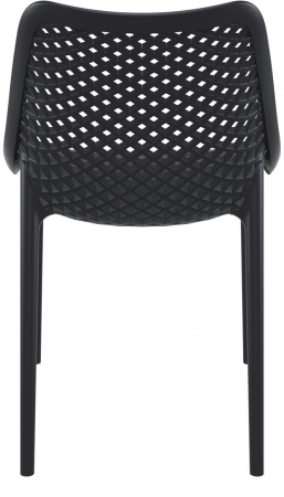 SIESTA AIR Scaun tip scoica, 50x60xh82cm, polipropilena cu fibra de sticla, negru [4]