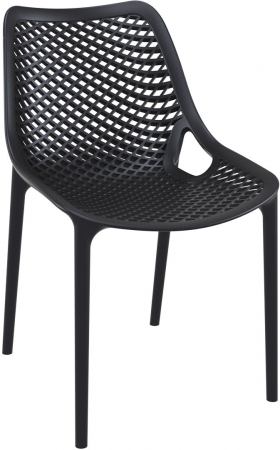 SIESTA AIR Scaun tip scoica, 50x60xh82cm, polipropilena cu fibra de sticla, negru [0]