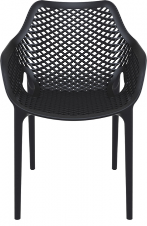 SIESTA AIR XL Scaun tip scoica 57x60xh81cm, polipropilena cu fibra de sticla, negru [1]
