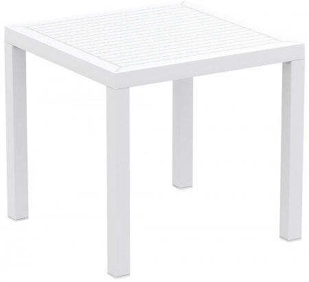 Mobilier HoReCa - SIESTA ARES Masa patrata 80x80xh75cm, alba, plastic