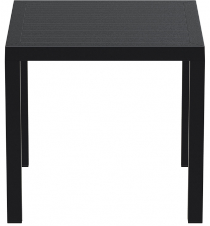 SIESTA ARES Masa patrata 80x80xh75cm, neagra, plastic [1]