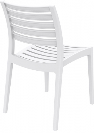 SIESTA ARES Scaun polipropilena cu fibra de sticla, 48x58xh82cm, alb [3]