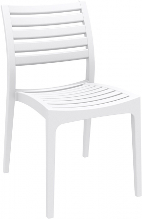 SIESTA ARES Scaun polipropilena cu fibra de sticla, 48x58xh82cm, alb [0]