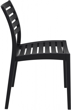 SIESTA ARES Scaun polipropilena cu fibra de sticla, 48x58xh82cm, negru [2]
