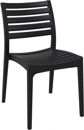 SIESTA ARES Scaun polipropilena cu fibra de sticla, 48x58xh82cm, negru [0]