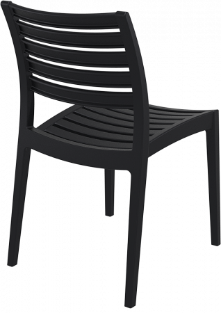 SIESTA ARES Scaun polipropilena cu fibra de sticla, 48x58xh82cm, negru [3]