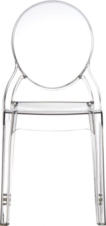 SIESTA ELIZABETH Scaun policarbonat transparent, 47x50xh90cm [1]