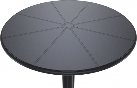 SIESTA OCTOPUS Masa bar rotunda, D60xh108cm, polipropilena cu fibra de sticla, neagra [1]
