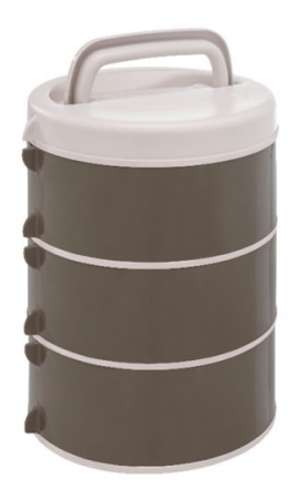 Produse - SIMONAGGIO SIMOTHERMO Caserola termica transport alimentar, 3 piese suprapozabile, 3x1,6l (MK405-CR)