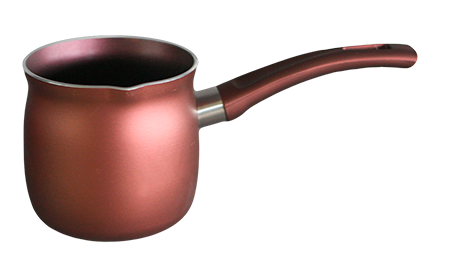 Ceainice si ibrice - TANGO Ibric 10,5x9,5cm strat non-aderent, maro