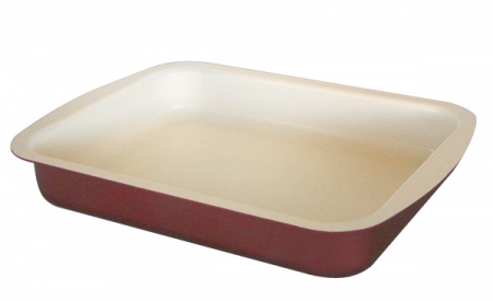 Tavi antiaderente - TANGO Tava 35x25cm cu invelis ceramic antiaderent, maro