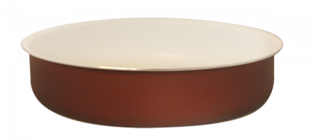 Tavi antiaderente - TANGO Tava rotunda 28cm cu invelis ceramic antiaderent, maro