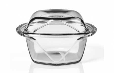 Vidivi - VIDIVI CHEF N'TABLE Vas yena cu capac sticla termorezistenta 17x15x10cm