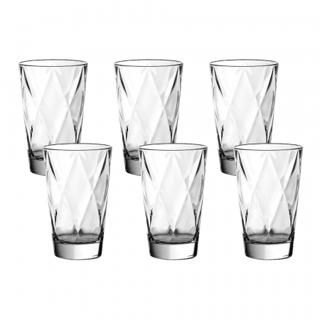Vidivi - VIDIVI CONCERTO Set 6 pahare inalte din sticla temperata 410ml