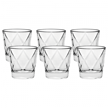Vidivi - VIDIVI CONCERTO Set 6 pahare whisky din sticla temperata 370ml