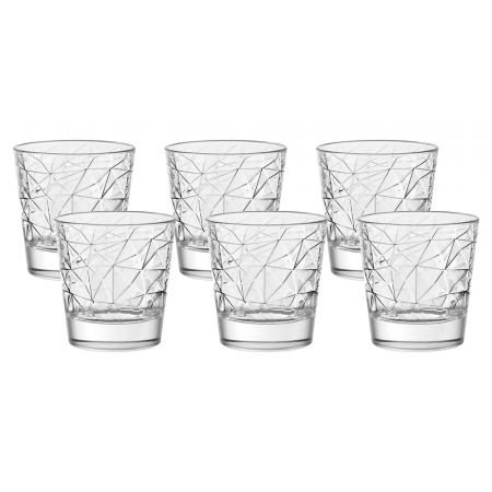 Vidivi - VIDIVI DOLOMITE Set 6 pahare din sticla temperata 370ml
