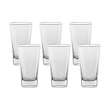 Vidivi - VIDIVI DUCALE Set 6 pahare inalte din sticla temperata 410ml