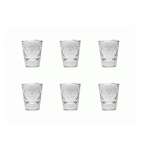 Vidivi - VIDIVI HONEY Set 6 pahare pentru Shot-uri din sticla temperata 80ml